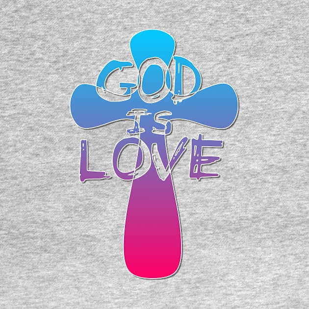 God is Love Cross by AlondraHanley